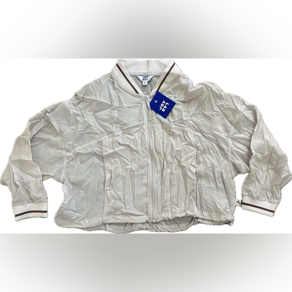 Joy Lab Lilac Cropped Boxy Bomber Jacket - Picture 4 of 9